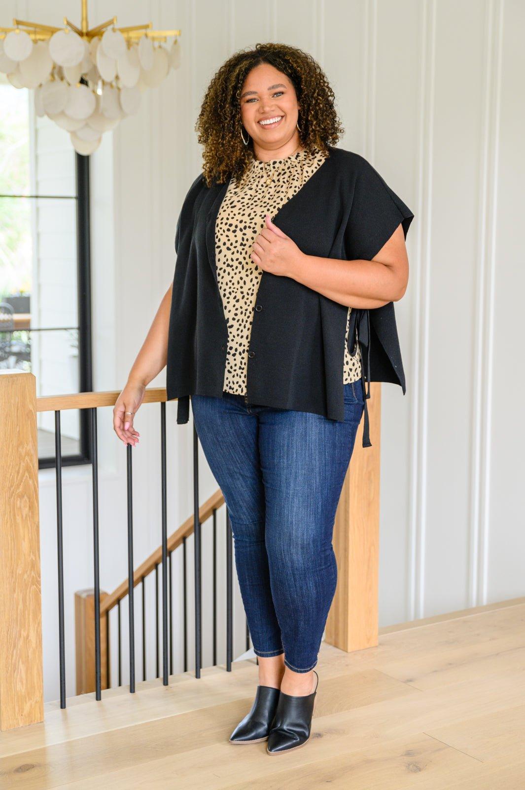 Georgia Back Yoke Skinny Jeans with Phone Pocket - AS4514-1 - Love it Curvy