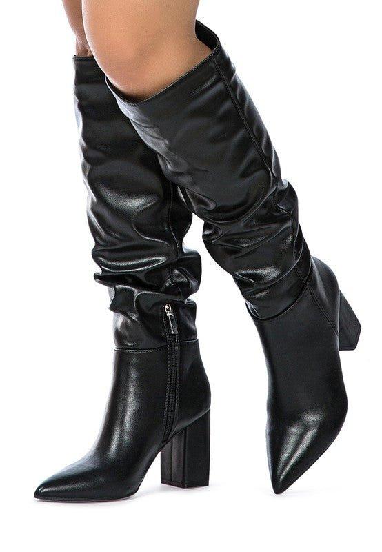 HANOI KNEE HIGH SLOUCH BOOT - 2000001005063 - Love it Curvy