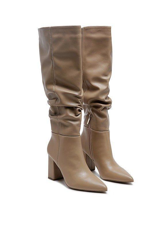 HANOI KNEE HIGH SLOUCH BOOT - 2000001005074 - Love it Curvy