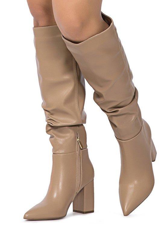 HANOI KNEE HIGH SLOUCH BOOT - 2000001005074 - Love it Curvy