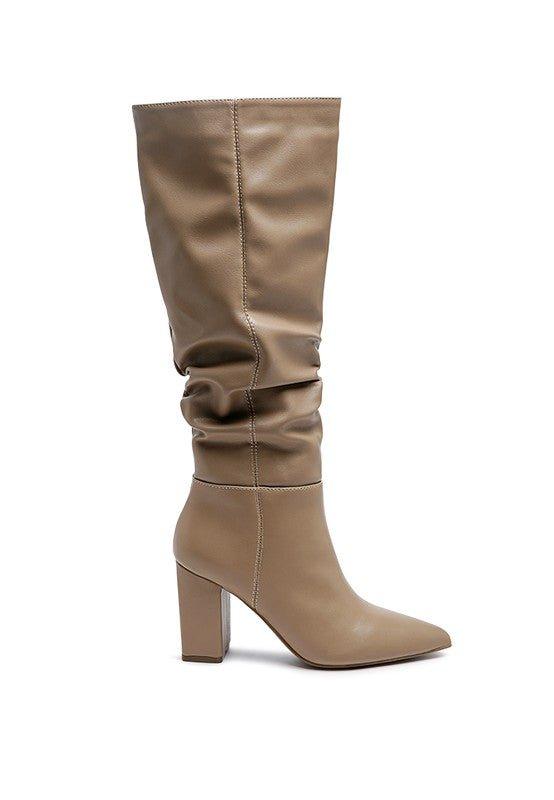 HANOI KNEE HIGH SLOUCH BOOT - 2000001005074 - Love it Curvy