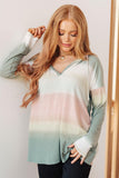 Hazy Horizon Ombre Hoodie - AS7647-01 - Love it Curvy