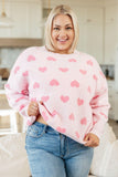 Heart On My Sleeves Sweater - AS7679-01 - Love it Curvy