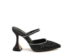 IRIS Glitter Spool Heel Sandal - 2000001005603 - Love it Curvy