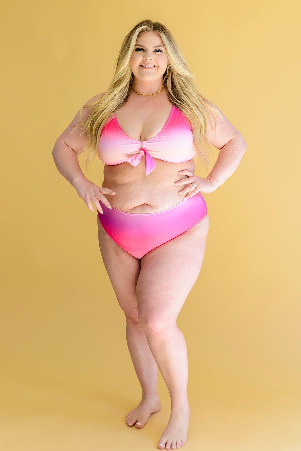 Jamaica Ombre Two Piece Swimsuit - AS5231-01 - Love it Curvy