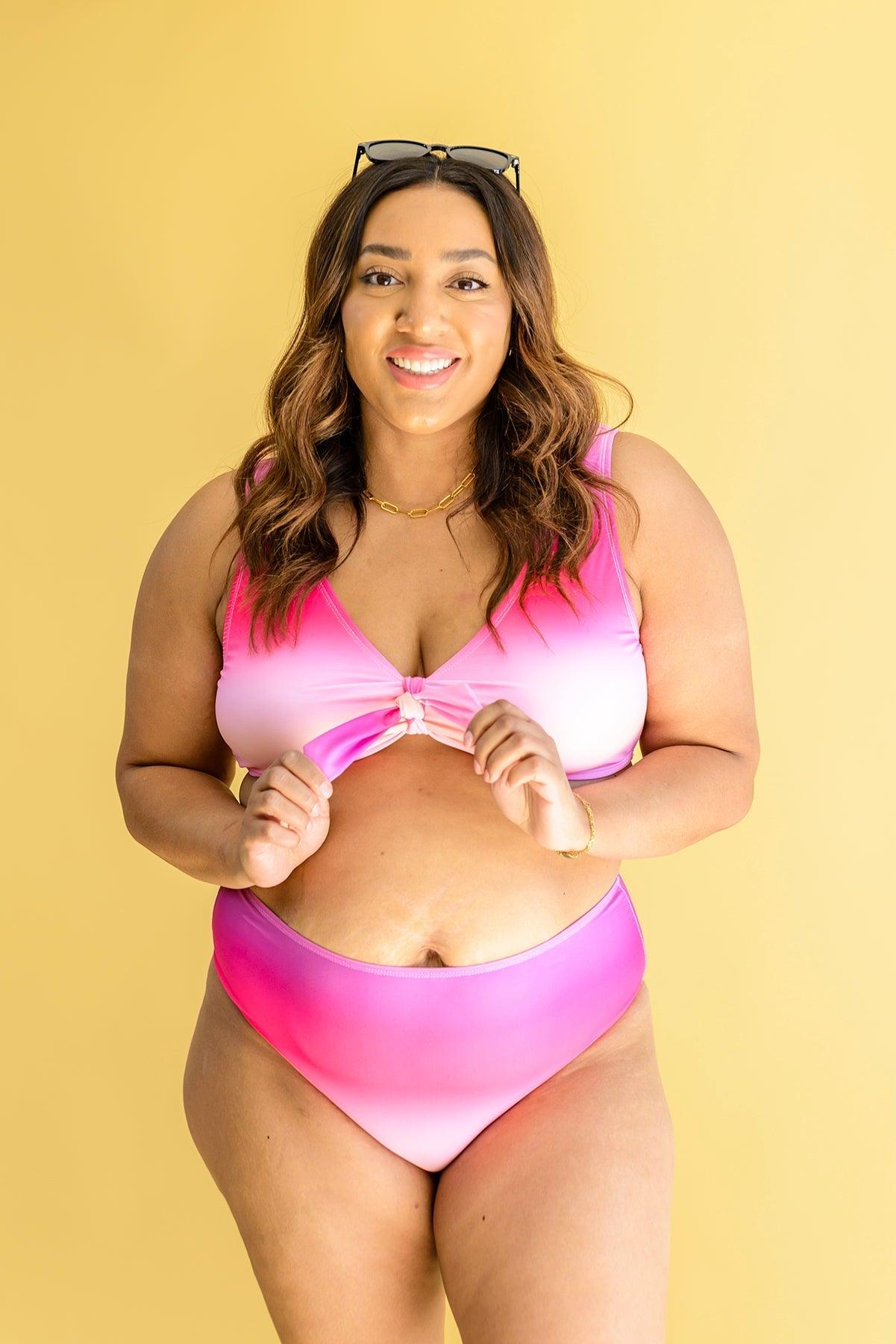 Jamaica Ombre Two Piece Swimsuit - AS5231-01 - Love it Curvy