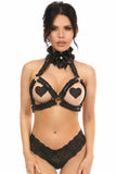 Kitten Collection Pinstripe Triangle Top Body Harness - HAR-459-Regular - Love it Curvy