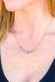 Lavender Moments Beaded Necklace - AS6060-01 - Love it Curvy