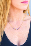 Lavender Moments Beaded Necklace - AS6060-01 - Love it Curvy