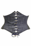 Lavish Blue Denim Corset Belt Cincher - LV-1488-S - Love it Curvy