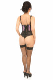 Lavish Lt Purple Fishnet Underwire Open Cup Waist Cincher - LV-1297-S - Love it Curvy