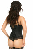 Lavish Pinstripe Underbust Corset - LV-775-S - Love it Curvy