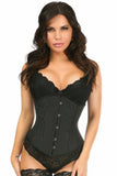 Lavish Pinstripe Underbust Corset - LV-775-S - Love it Curvy