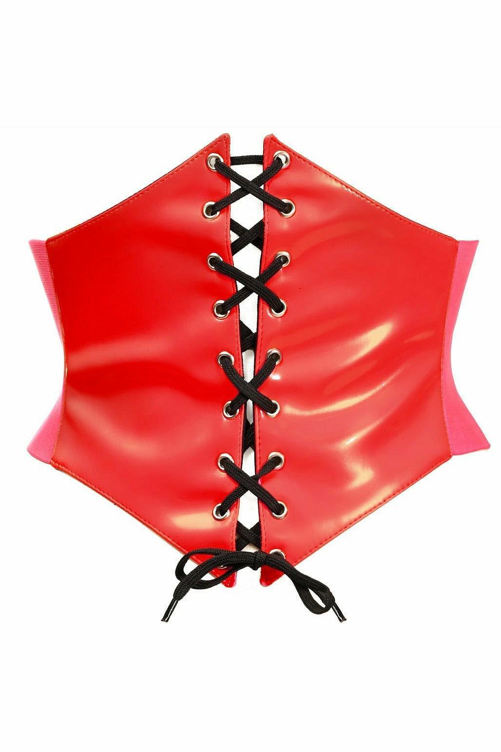 Lavish Red Patent Corset Belt Cincher - LV-1467-S - Love it Curvy