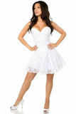 Lavish White Lace Corset Dress - LV-35-S - Love it Curvy