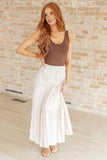 Let It Begin Tiered Maxi Skirt - AS7879-01 - Love it Curvy