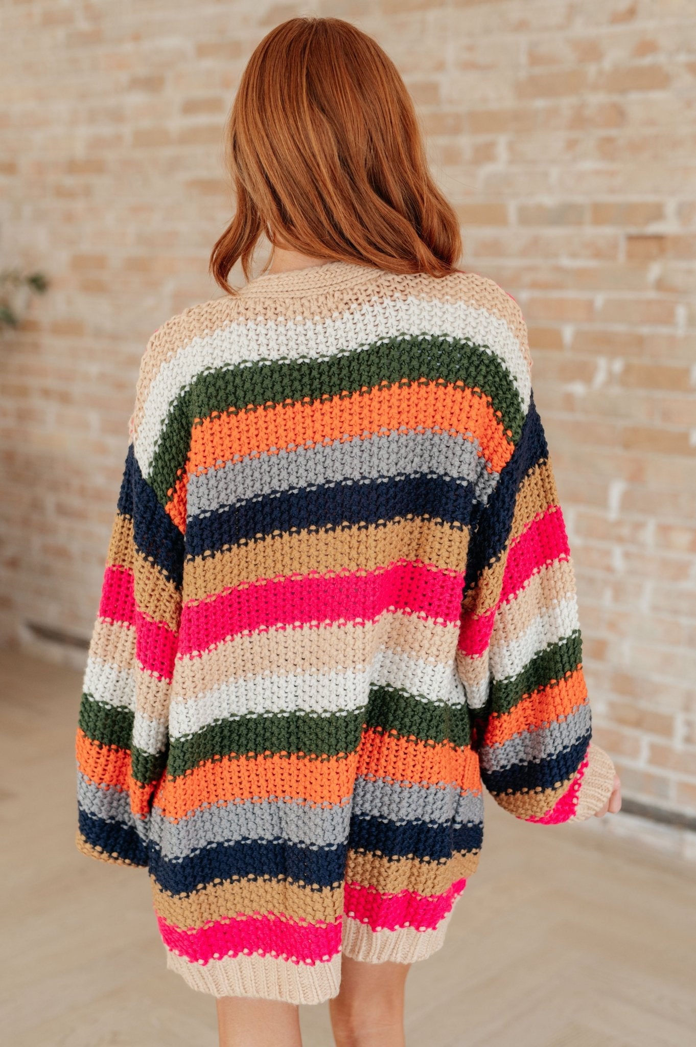 Life in Technicolor Knit Cardigan - AS7909-01 - Love it Curvy