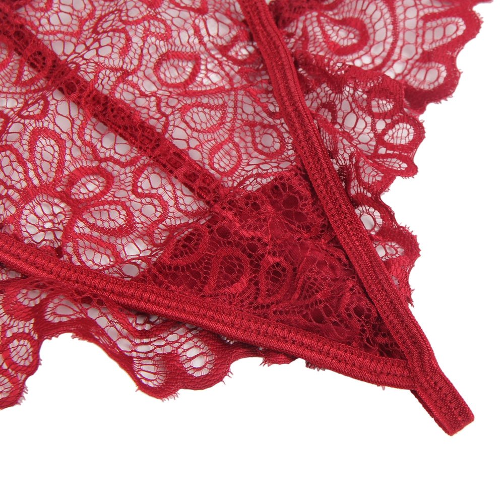 Love It Curvy: Charm Sexy Lace Underwire Lingerie Set Sheer Bra and Panty Comfort Underwear - Love it Curvy