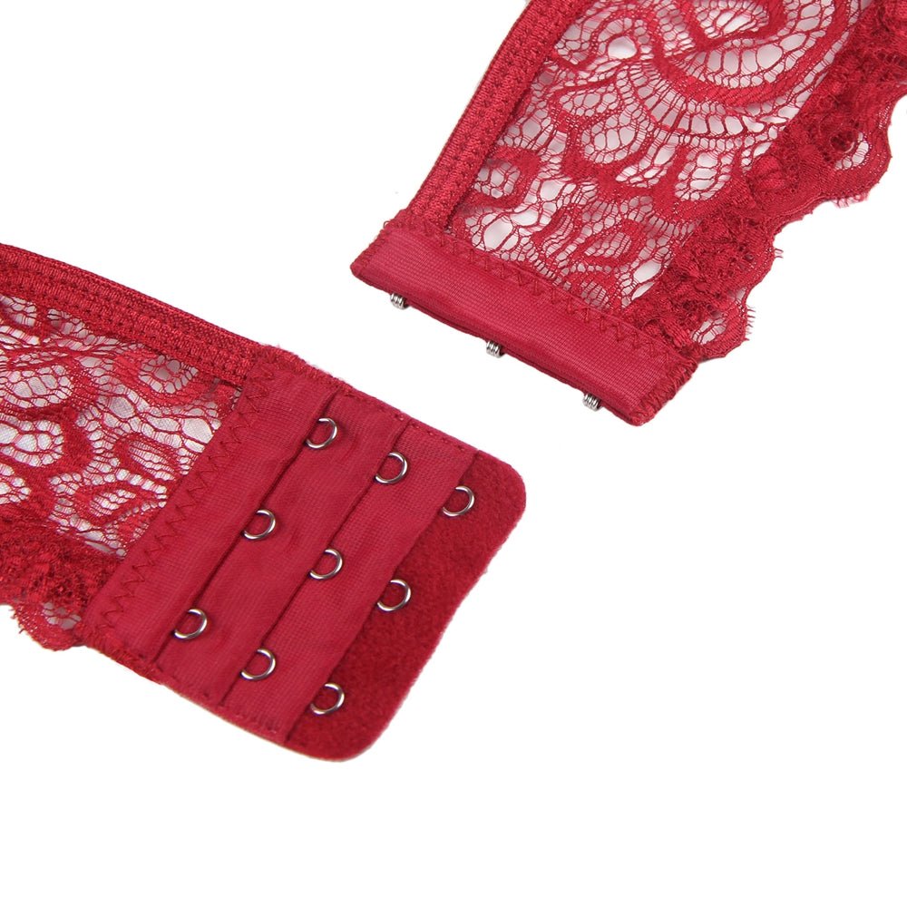 Love It Curvy: Charm Sexy Lace Underwire Lingerie Set Sheer Bra and Panty Comfort Underwear - Love it Curvy