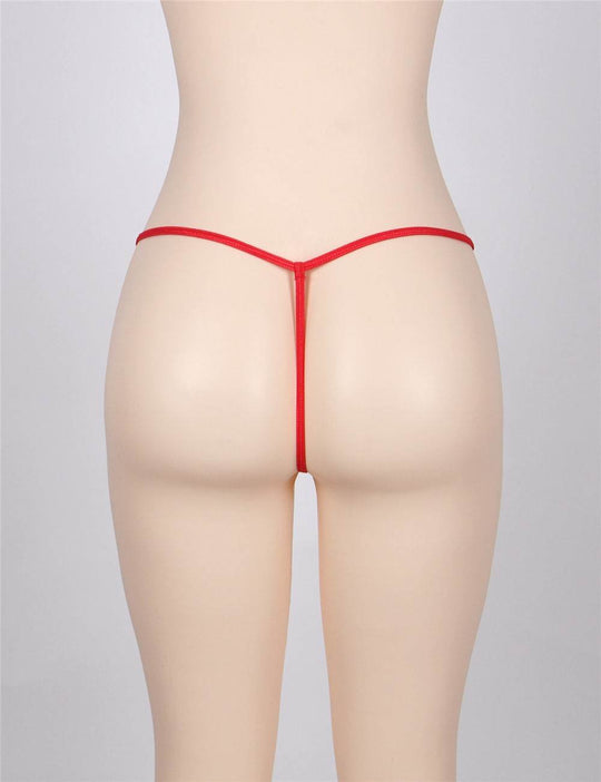 Love It Curvy: Delicate Floral Lace G-String - Love it Curvy