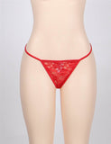 Love It Curvy: Delicate Floral Lace G-String - P5018-1463-LOV - Love it Curvy