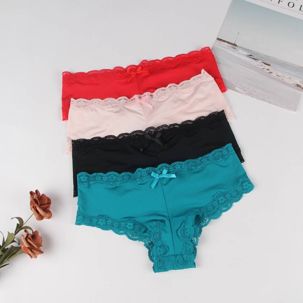 Love It Curvy: High-Quality Comfortable Lace Panty 4in1 Box - FP51571113 - Love it Curvy