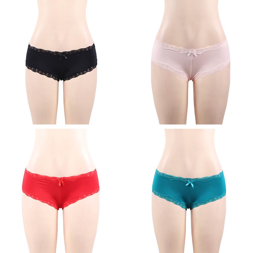 Love It Curvy: High-Quality Comfortable Lace Panty 4in1 Box - FP51571113 - Love it Curvy