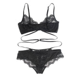 Love It Curvy: Plus Size Black Delicate Flowers Lace Teddy With Underwire - R80965P-1472-LOV - Love it Curvy