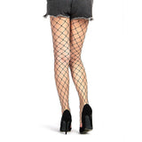 Love It Curvy: Plus Size Black Fence Net Tight Pantyhose - H3162-1P - Love it Curvy