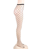 Love It Curvy: Plus Size Fashion Black Sparkle Fishnet Pantyhose - H3240-1P - Love it Curvy