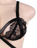 Love It Curvy: Plus Size Lace Elastic Band Bra Set - R80632P-1 - Love it Curvy