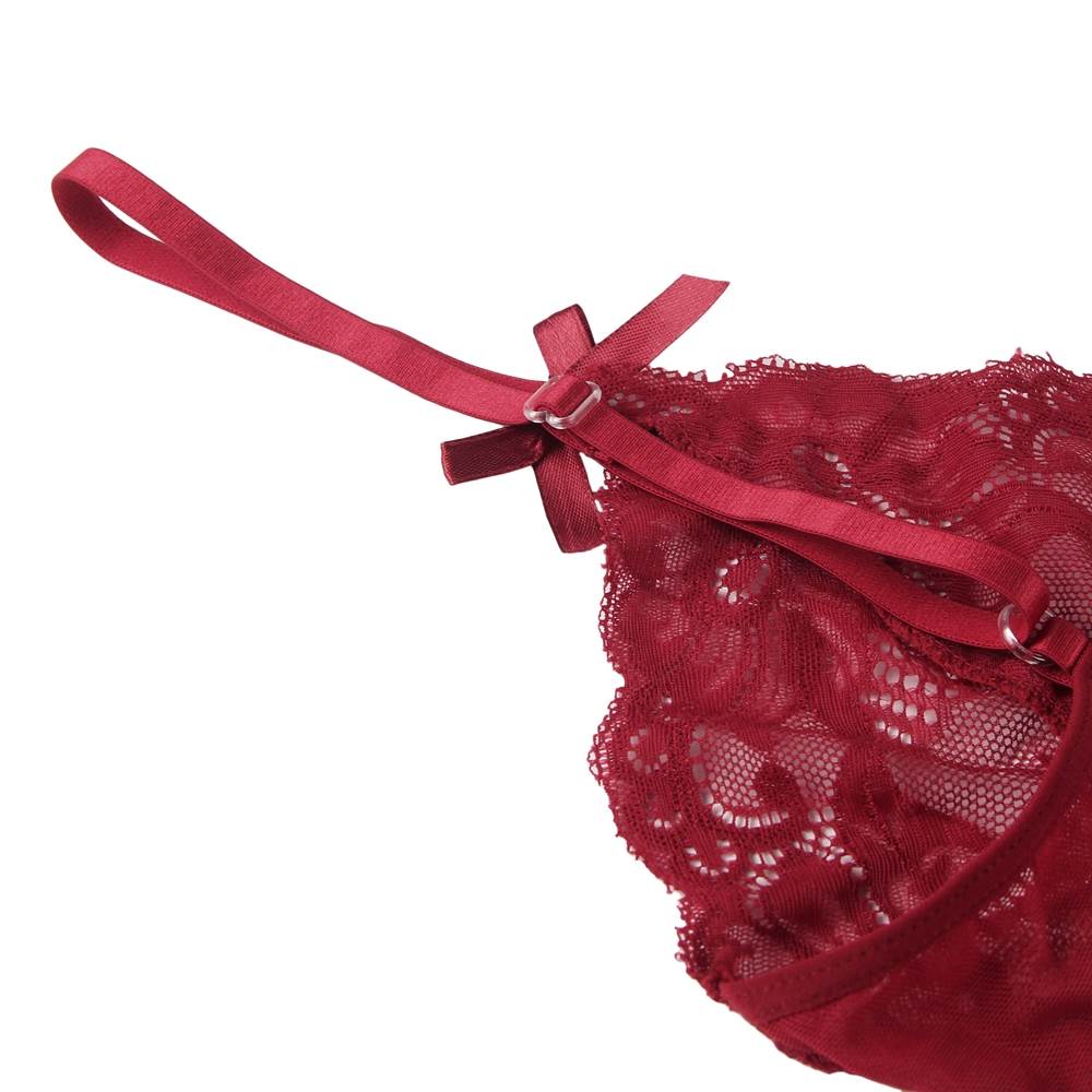 Love It Curvy: Plus Size Stylish Sheer Lace Transparent Embroidered Babydoll - Love it Curvy