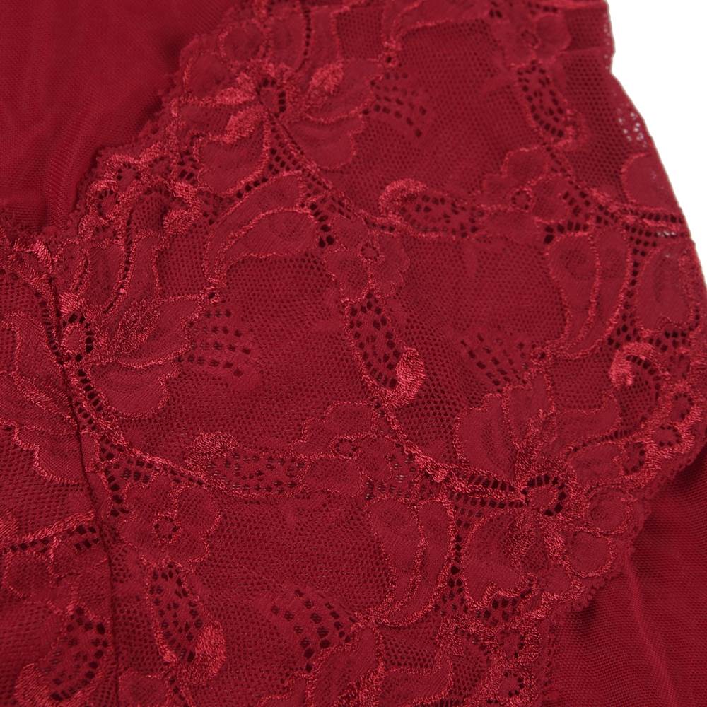 Love It Curvy: Plus Size Stylish Sheer Lace Transparent Embroidered Babydoll - Love it Curvy