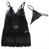 Love It Curvy: Sexy Lace Tight Adjustable Shoulder Straps Black Babydoll - R81145-1P-1445-LOV - Love it Curvy