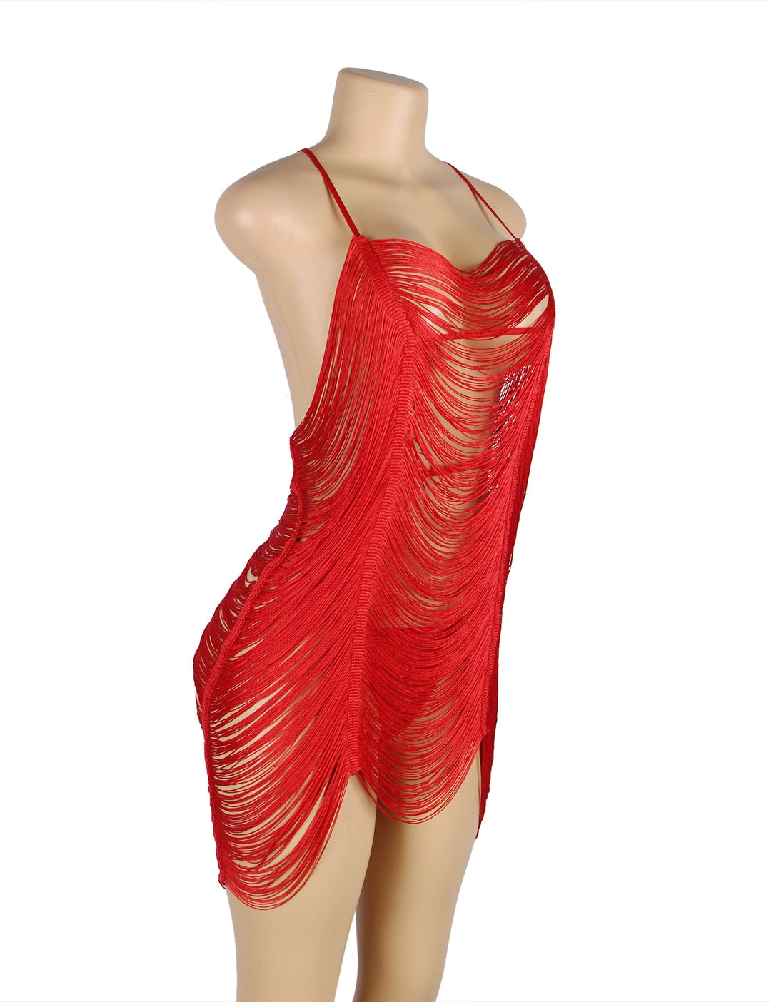 Love It Curvy: Tassel Hollow Sexy BabyDoll set - Love it Curvy