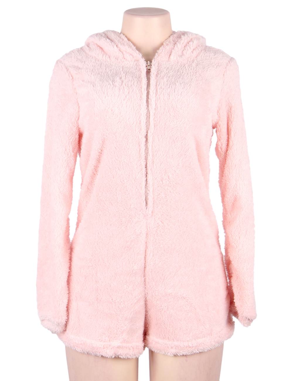 Love It Curvy: Winter Female Lamb Cashmere Hoodies Streetwear Pullover Women Tops - R81004-1 - Love it Curvy