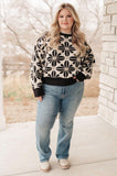 Mid Mod Floral Sweater - AS7530-01 - Love it Curvy