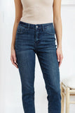 Mid-Rise Relaxed Fit Mineral Wash Jeans - AS3597-1 - Love it Curvy