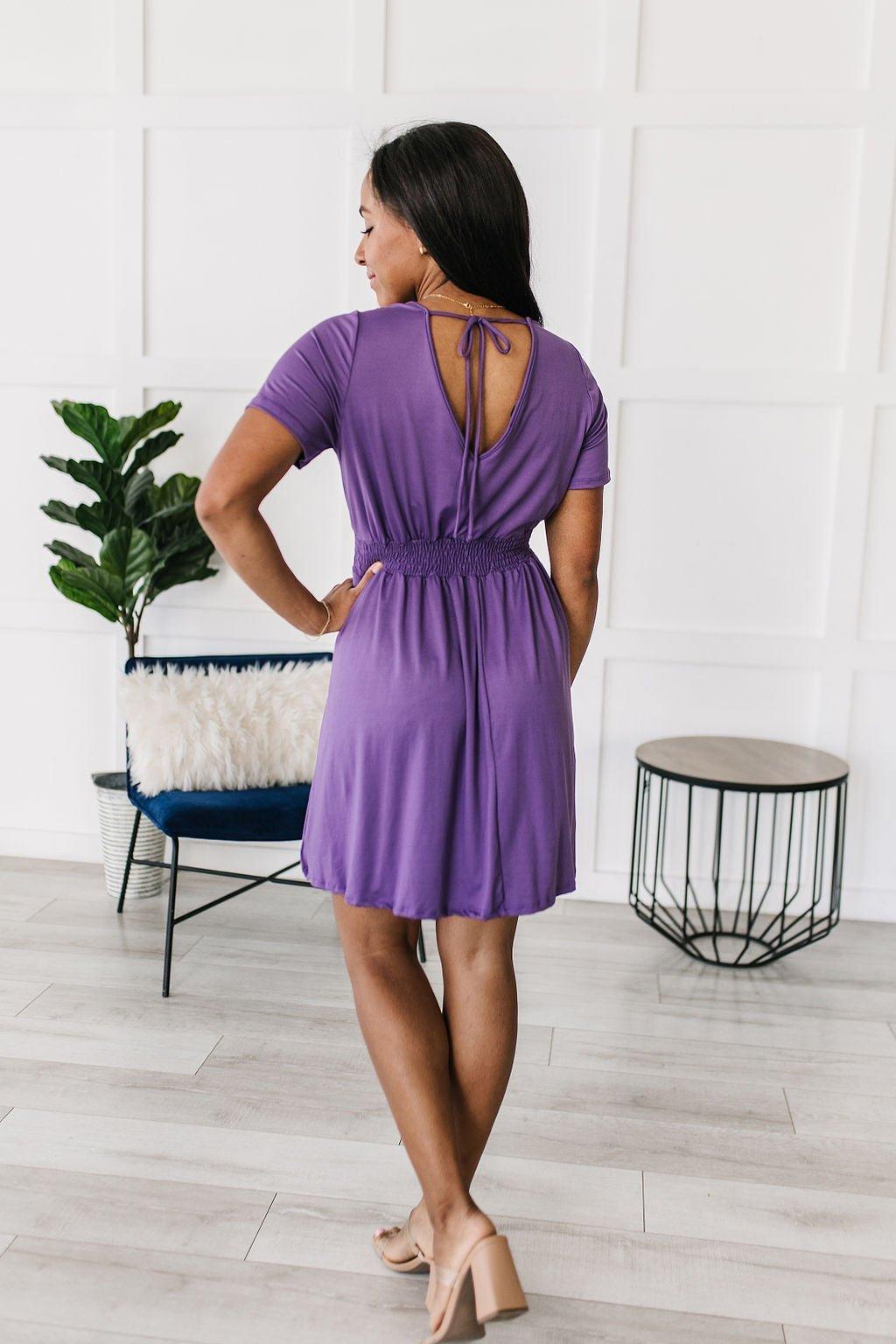 Miss Independent V-Neck Dress - AS6061-01 - Love it Curvy