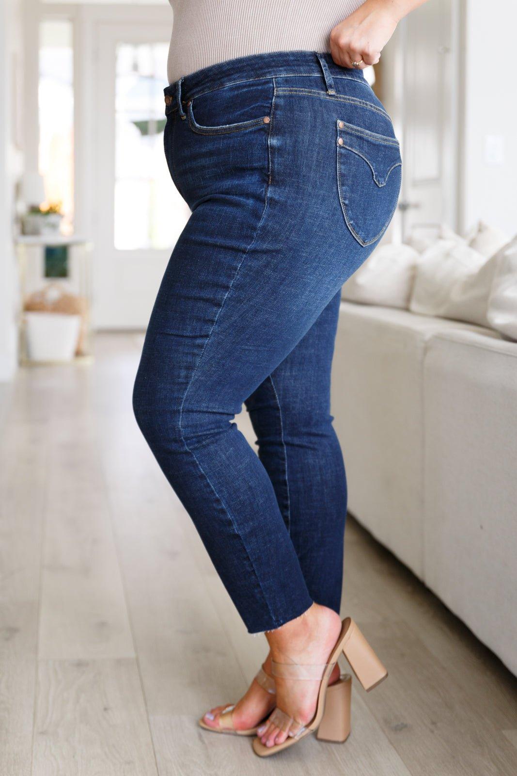 Nicole Tummy Control Skinny Jeans - AS7380-01 - Love it Curvy