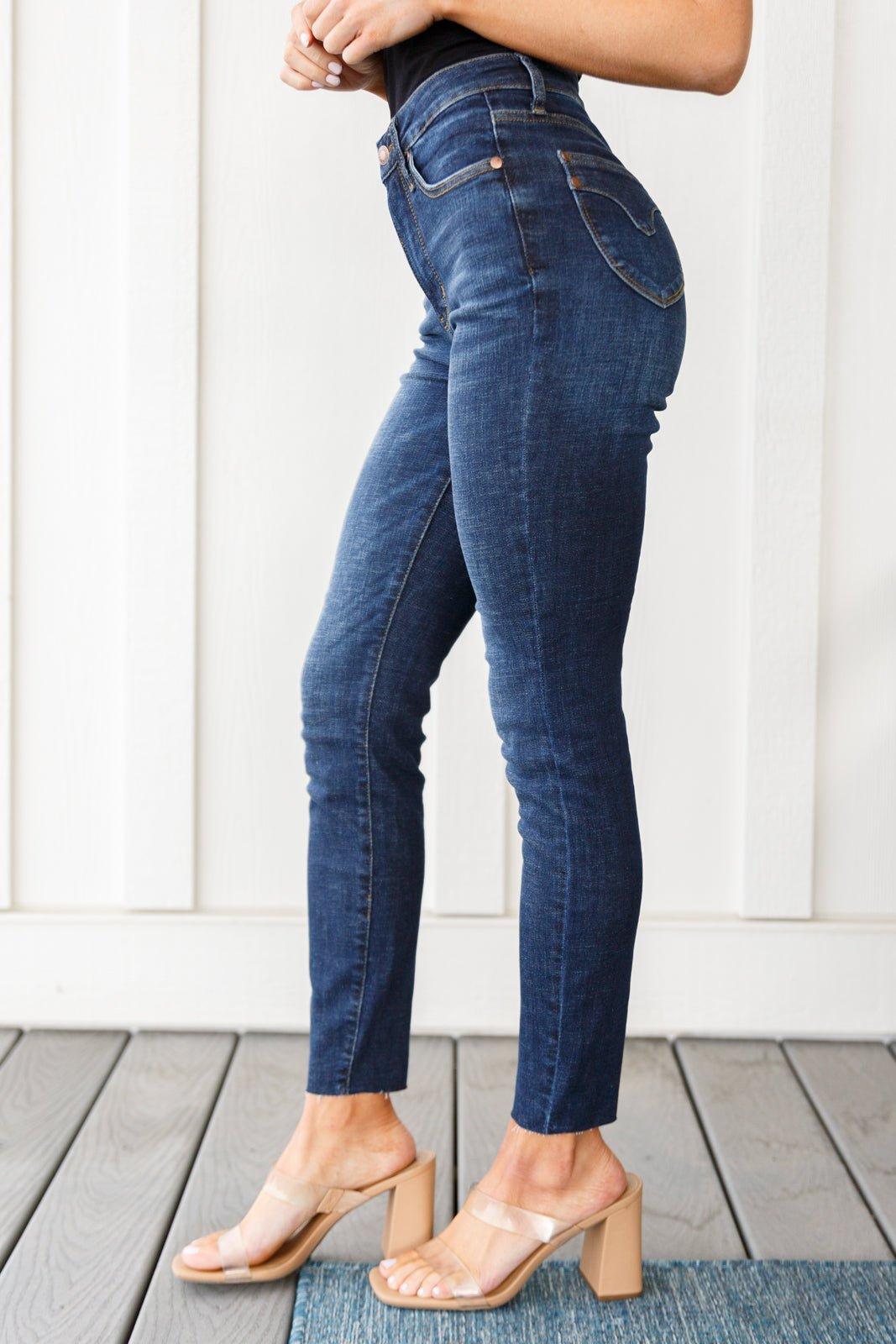 Nicole Tummy Control Skinny Jeans - AS7380-01 - Love it Curvy