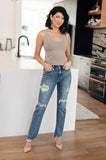 O'Hara Destroyed Straight Jeans - AS4952-1 - Love it Curvy