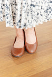 On Your Toes Ballet Flats in Camel - AS7083-01 - Love it Curvy