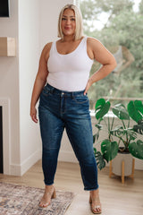 Phillipa High Rise Release Hem Slim Jeans - AS7145-01 - Love it Curvy