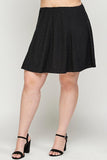 Plus Size, Knit Eyelet A-line Skirt - 56920.1XL - Love it Curvy