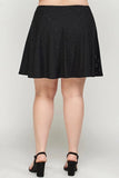 Plus Size, Knit Eyelet A-line Skirt - 56920.1XL - Love it Curvy