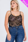 Plus Size Lace Cami Bodysuit - Love it Curvy