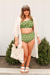 Polka Dot Oasis Swimsuit Bottoms - AS3853-1 - Love it Curvy