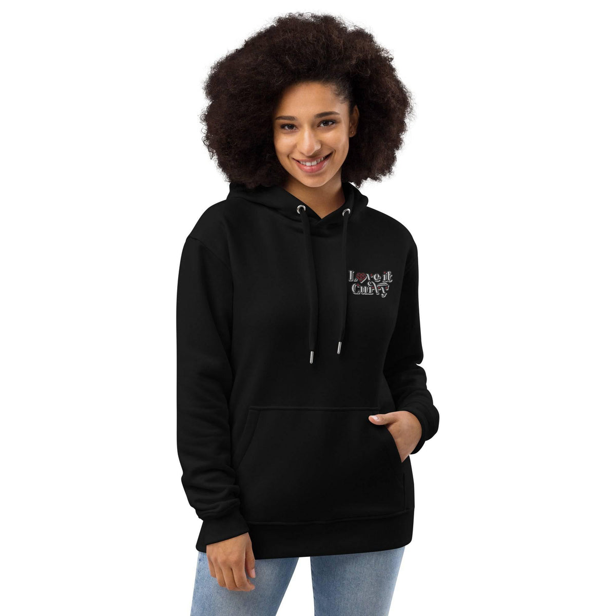 Premium Love it Curvy eco hoodie - 1544545_13101 - Love it Curvy