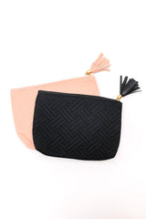 Quilted Travel Zip Pouch in Pink - AS6336-01 - Love it Curvy